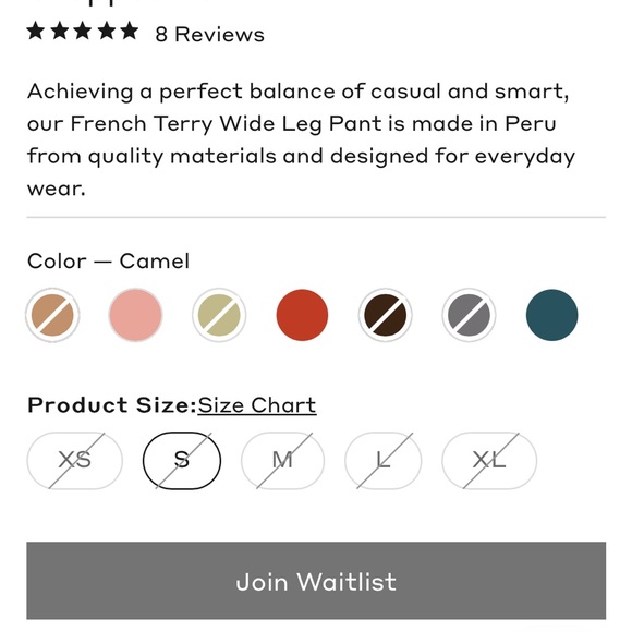 Cuyana French Terry Wide Leg Pants - Picture 6 of 6